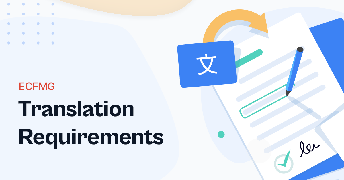 ECFMG Translation Requirements