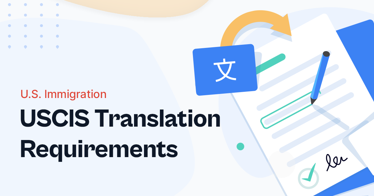 USCIS Translation Requirements